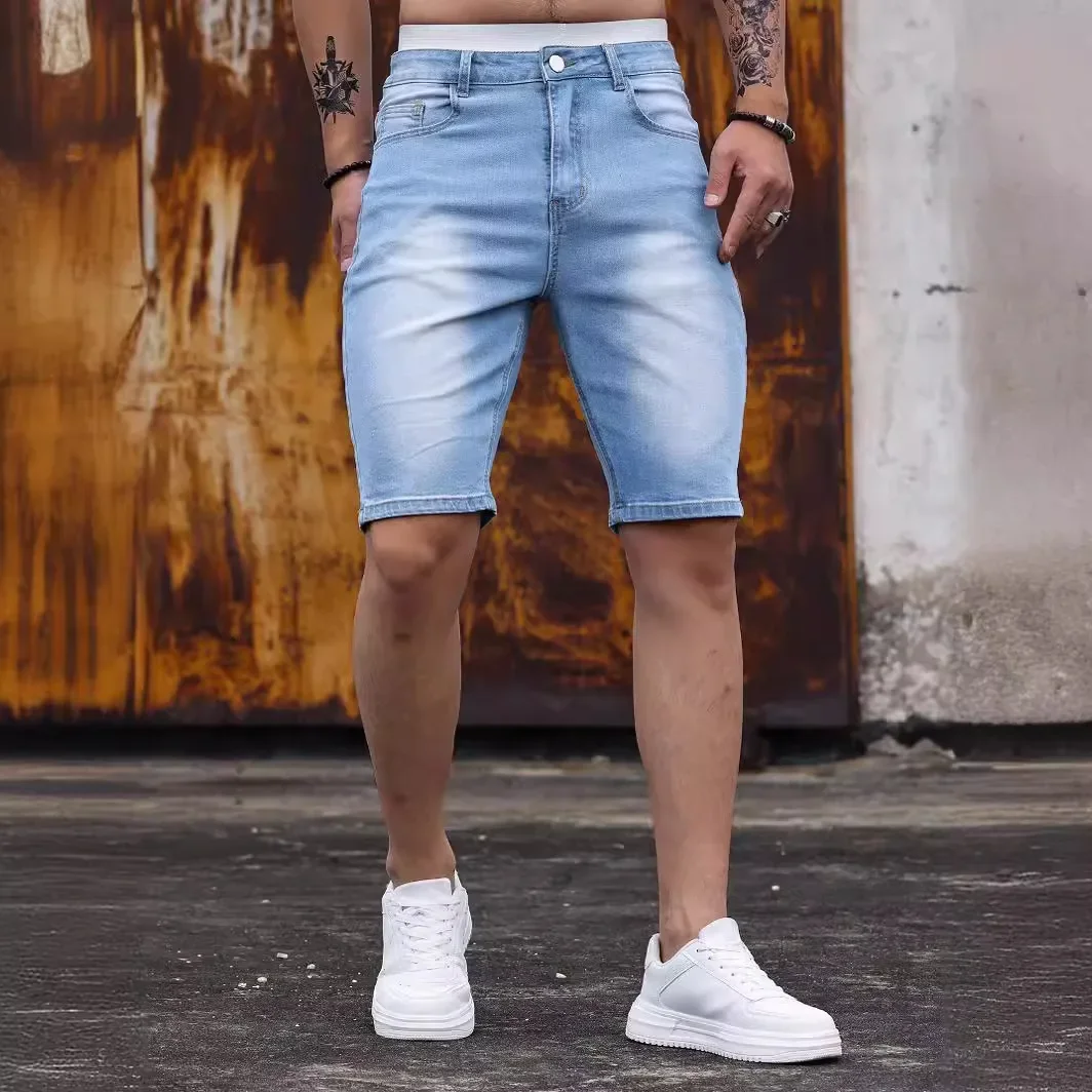 Levis Jeans 501 - Erkek Kot Şort Streç Yıkanmış Vintage