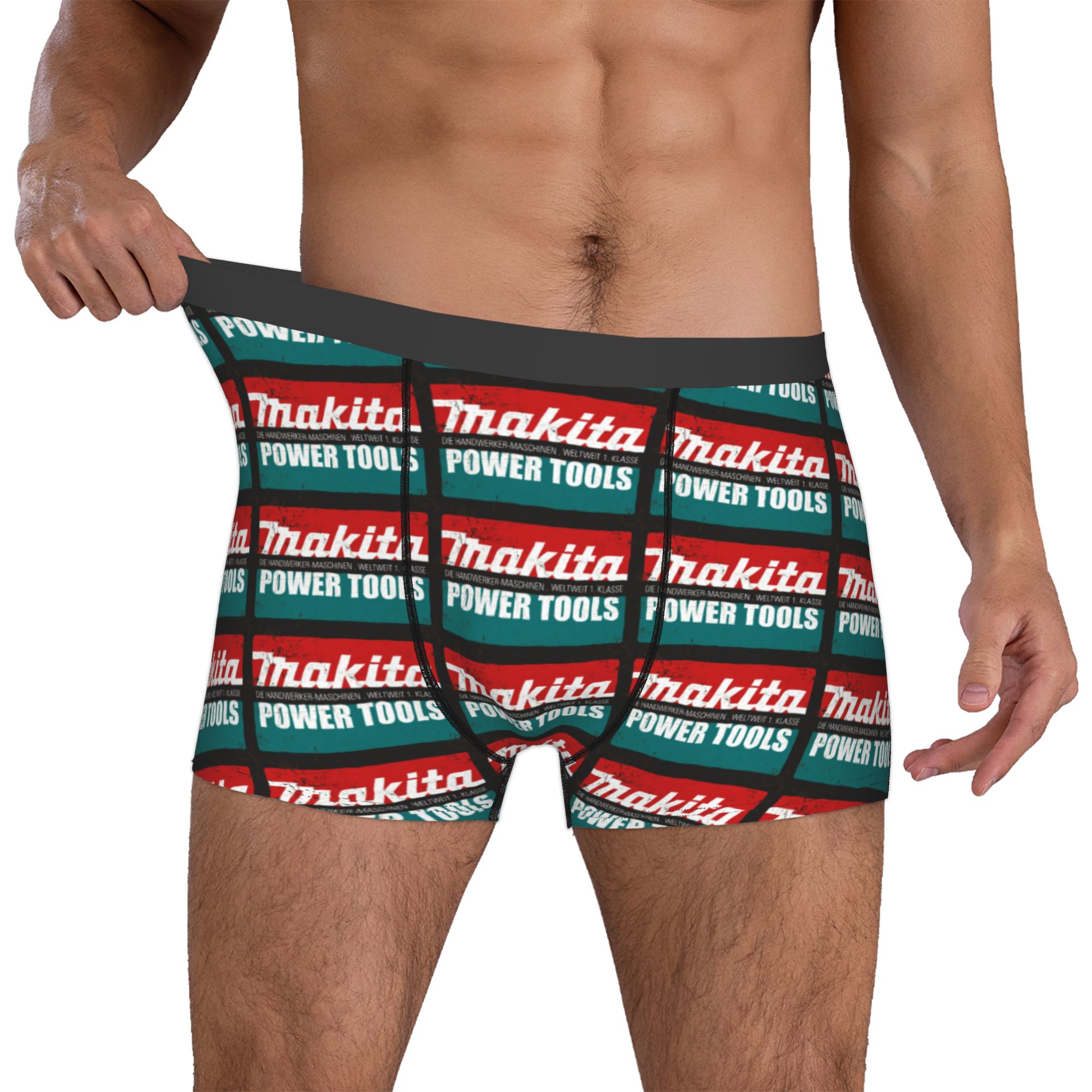 Boxer Shorts Modal - Erkek Yenilik Vintage Makita Elektrikli El