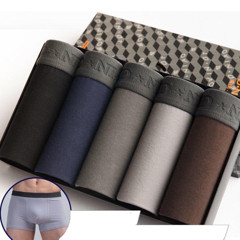 Boxer Shorts Modal - 5 adet/grup erkek iç çamaşırı pamuk